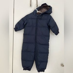 Baby Gap Snowsuit. 12-18 month, Navy Blue